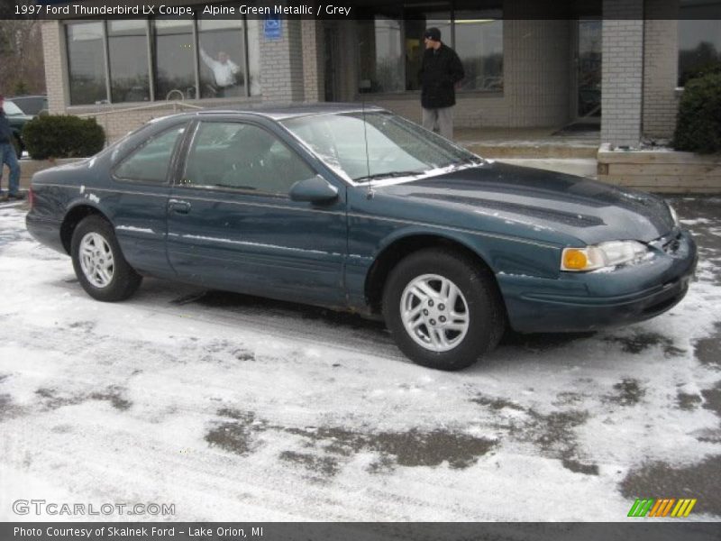 Alpine Green Metallic / Grey 1997 Ford Thunderbird LX Coupe
