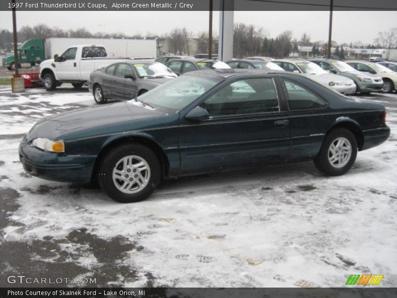 Alpine Green Metallic / Grey 1997 Ford Thunderbird LX Coupe