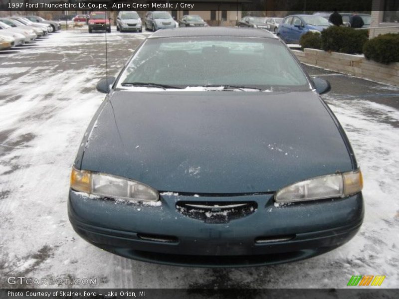Alpine Green Metallic / Grey 1997 Ford Thunderbird LX Coupe