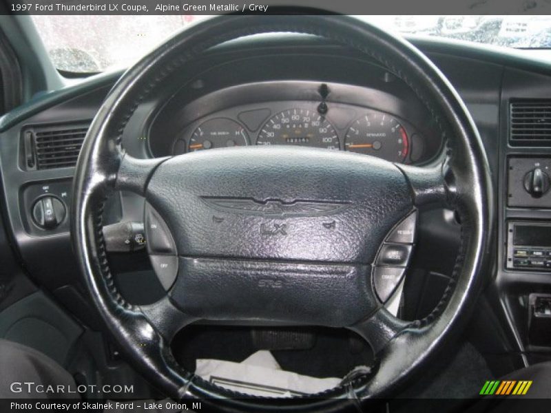 Alpine Green Metallic / Grey 1997 Ford Thunderbird LX Coupe
