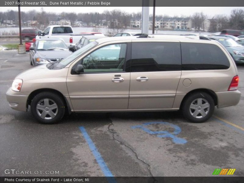 Dune Pearl Metallic / Pebble Beige 2007 Ford Freestar SEL