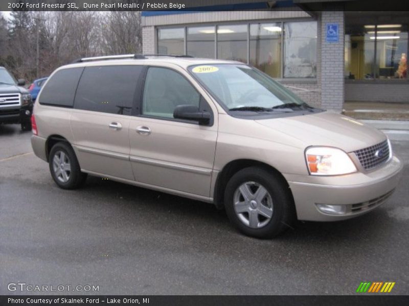 Dune Pearl Metallic / Pebble Beige 2007 Ford Freestar SEL