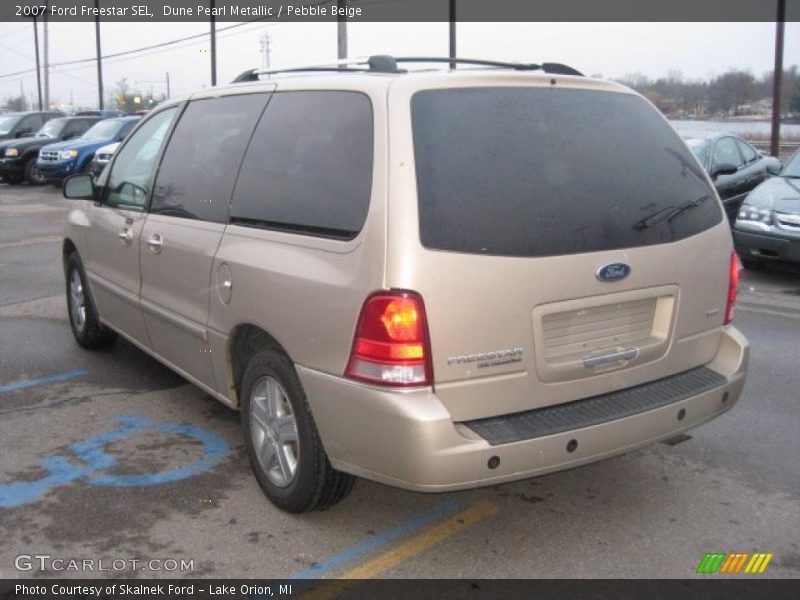 Dune Pearl Metallic / Pebble Beige 2007 Ford Freestar SEL