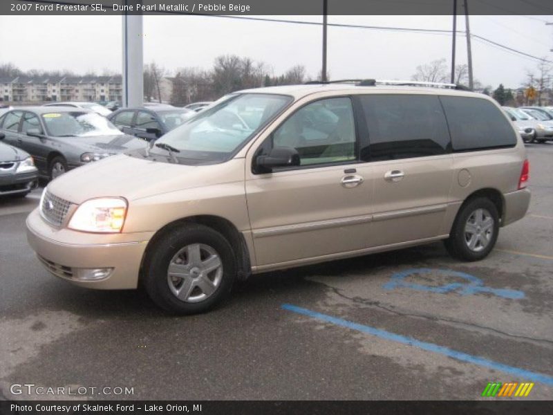 Dune Pearl Metallic / Pebble Beige 2007 Ford Freestar SEL
