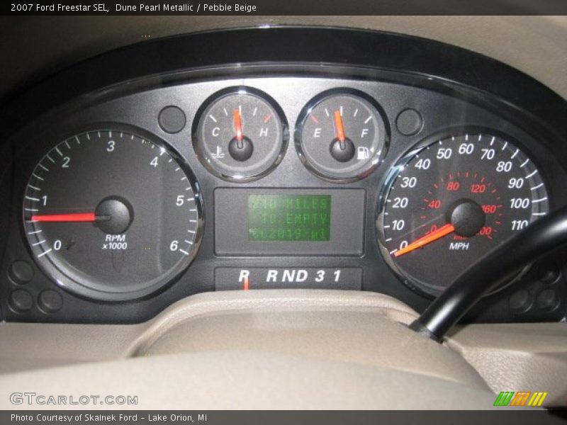 Dune Pearl Metallic / Pebble Beige 2007 Ford Freestar SEL