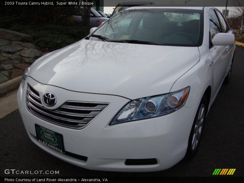 Super White / Bisque 2009 Toyota Camry Hybrid