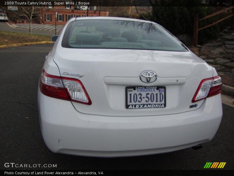 Super White / Bisque 2009 Toyota Camry Hybrid