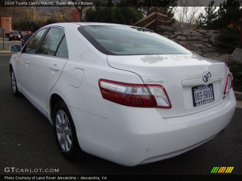 Super White / Bisque 2009 Toyota Camry Hybrid