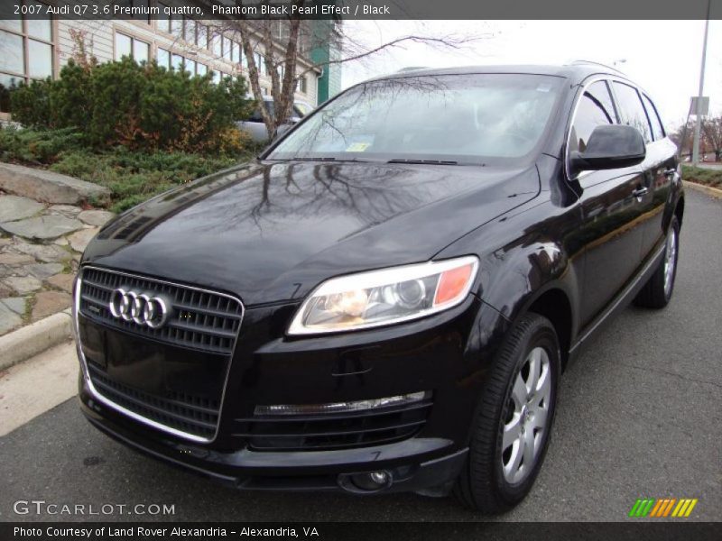 Phantom Black Pearl Effect / Black 2007 Audi Q7 3.6 Premium quattro