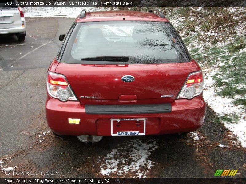 Garnet Red Pearl / Anthracite Black 2007 Subaru Impreza 2.5i Wagon