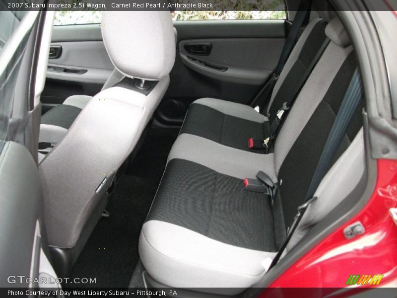 Garnet Red Pearl / Anthracite Black 2007 Subaru Impreza 2.5i Wagon