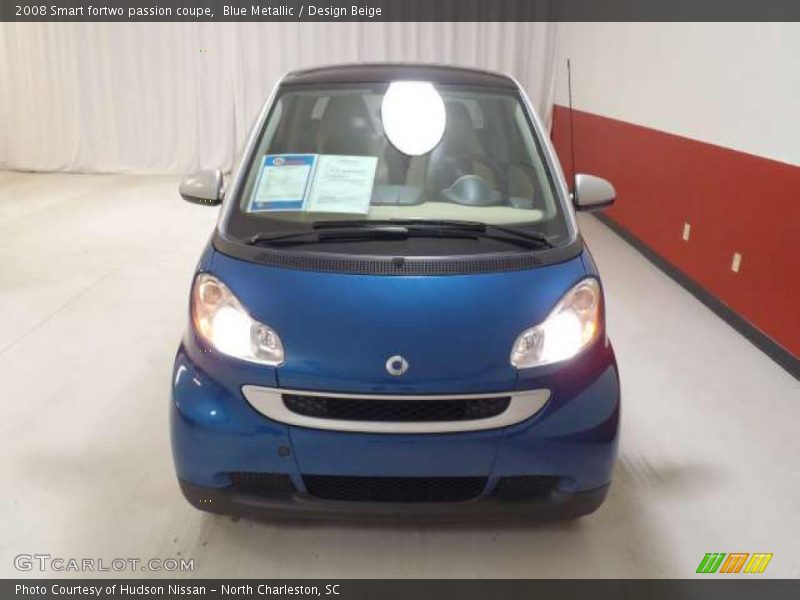 Blue Metallic / Design Beige 2008 Smart fortwo passion coupe