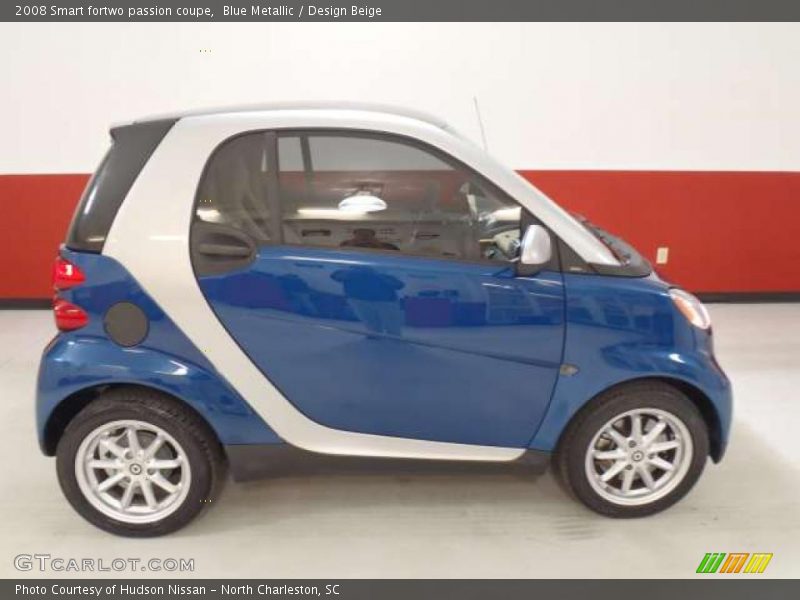 Blue Metallic / Design Beige 2008 Smart fortwo passion coupe