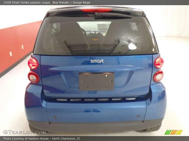 Blue Metallic / Design Beige 2008 Smart fortwo passion coupe