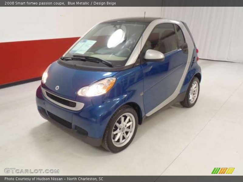 Blue Metallic / Design Beige 2008 Smart fortwo passion coupe