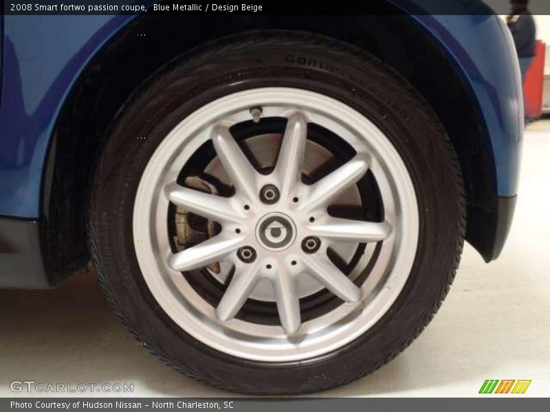 Blue Metallic / Design Beige 2008 Smart fortwo passion coupe