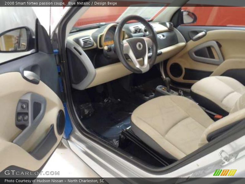 Blue Metallic / Design Beige 2008 Smart fortwo passion coupe