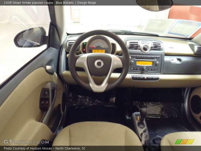 Blue Metallic / Design Beige 2008 Smart fortwo passion coupe
