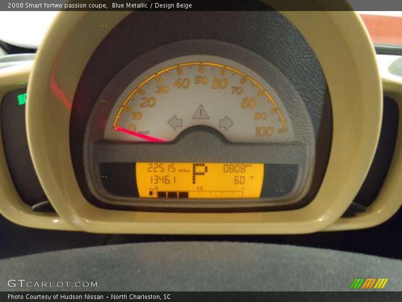 Blue Metallic / Design Beige 2008 Smart fortwo passion coupe