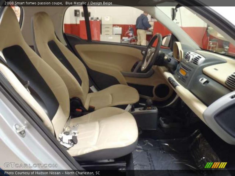 Blue Metallic / Design Beige 2008 Smart fortwo passion coupe
