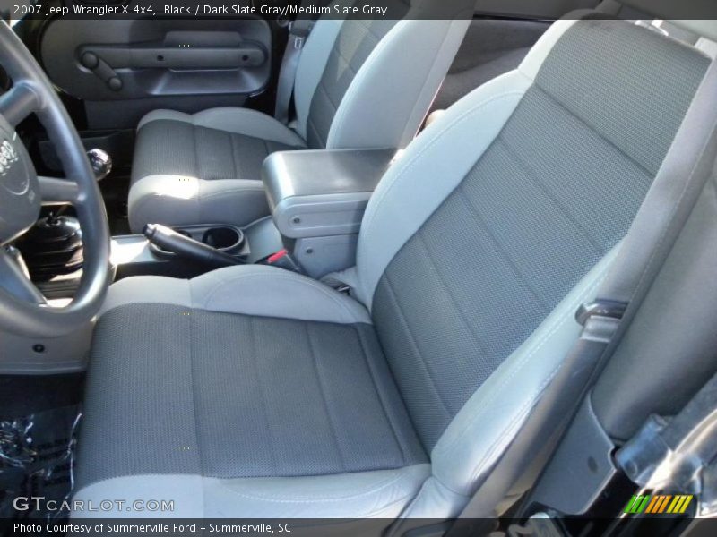 Black / Dark Slate Gray/Medium Slate Gray 2007 Jeep Wrangler X 4x4