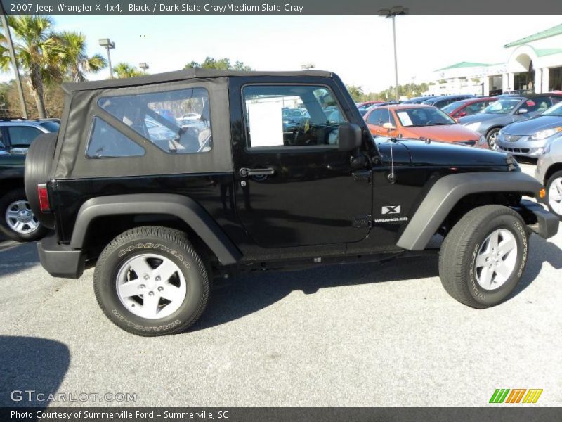 Black / Dark Slate Gray/Medium Slate Gray 2007 Jeep Wrangler X 4x4
