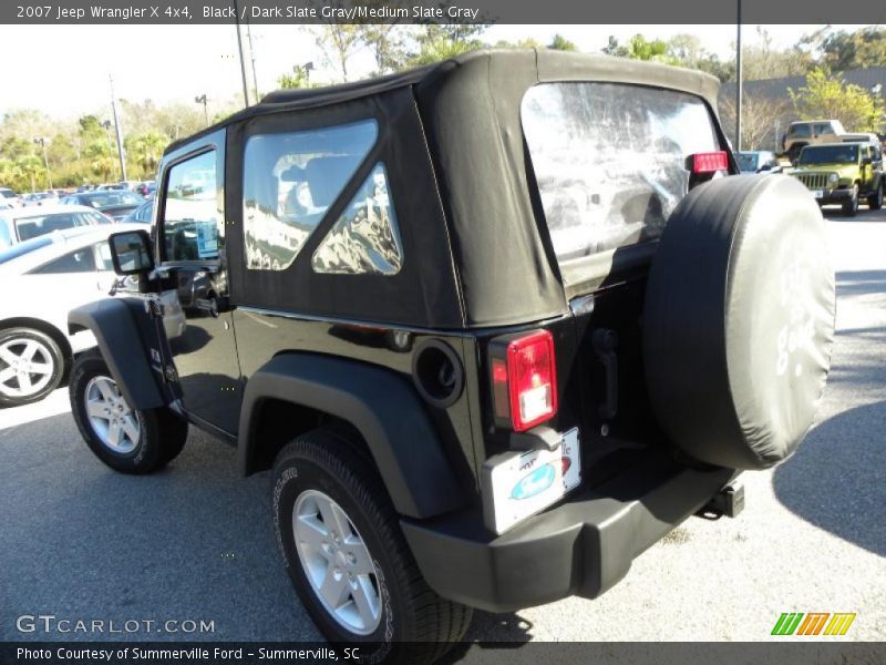 Black / Dark Slate Gray/Medium Slate Gray 2007 Jeep Wrangler X 4x4