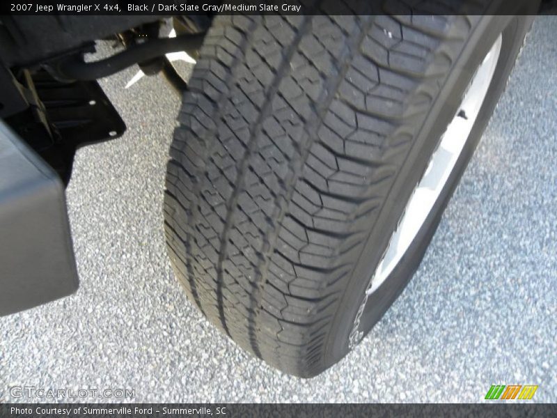 Black / Dark Slate Gray/Medium Slate Gray 2007 Jeep Wrangler X 4x4