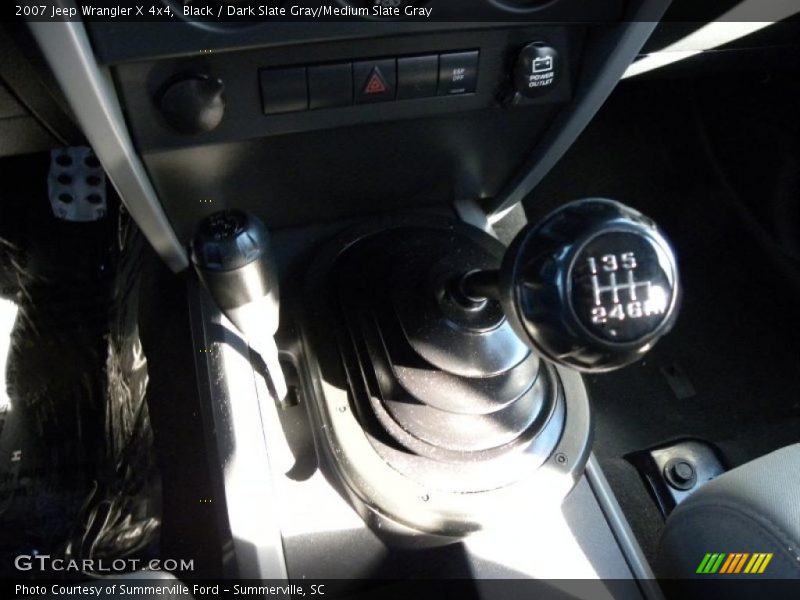 Black / Dark Slate Gray/Medium Slate Gray 2007 Jeep Wrangler X 4x4