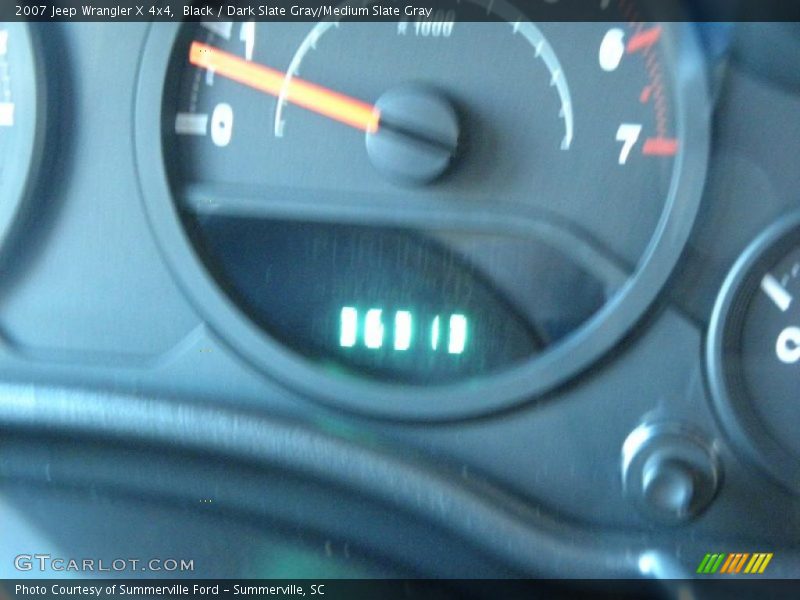 Black / Dark Slate Gray/Medium Slate Gray 2007 Jeep Wrangler X 4x4