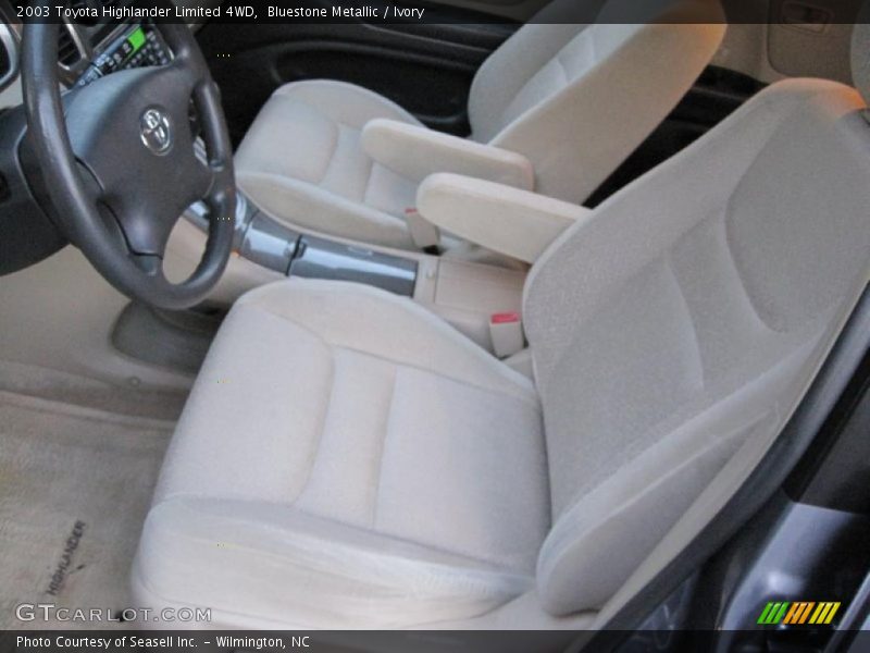 Bluestone Metallic / Ivory 2003 Toyota Highlander Limited 4WD