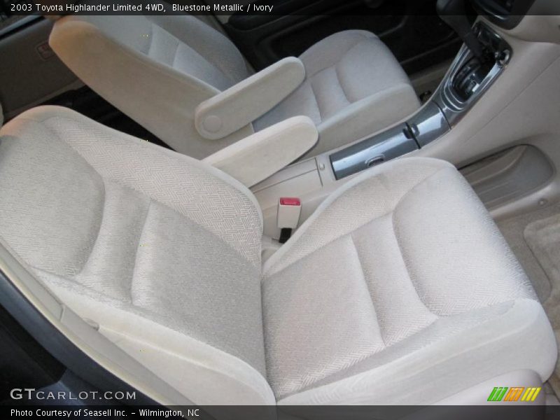 Bluestone Metallic / Ivory 2003 Toyota Highlander Limited 4WD