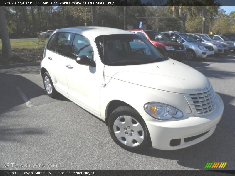 Cool Vanilla White / Pastel Slate Gray 2007 Chrysler PT Cruiser