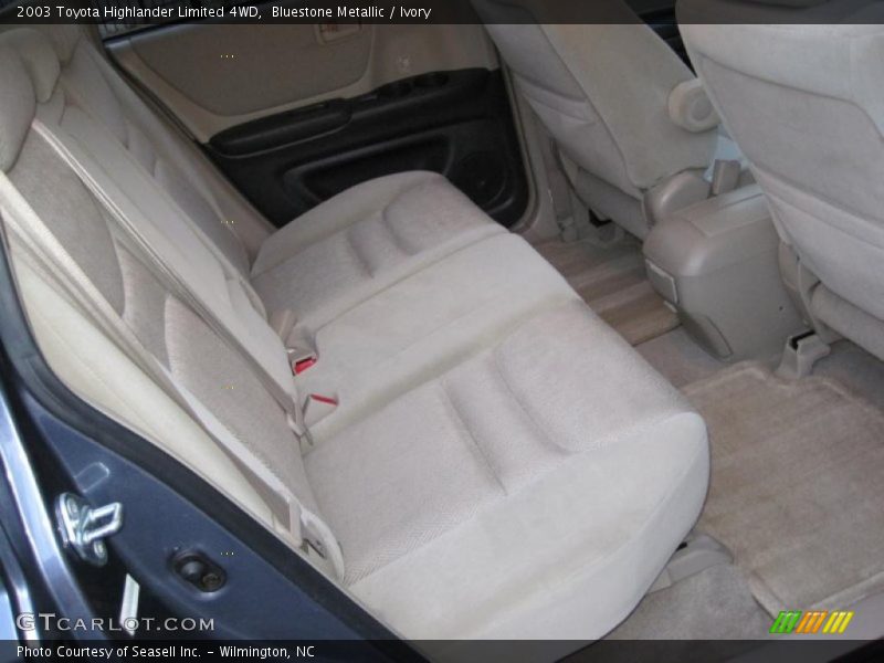 Bluestone Metallic / Ivory 2003 Toyota Highlander Limited 4WD