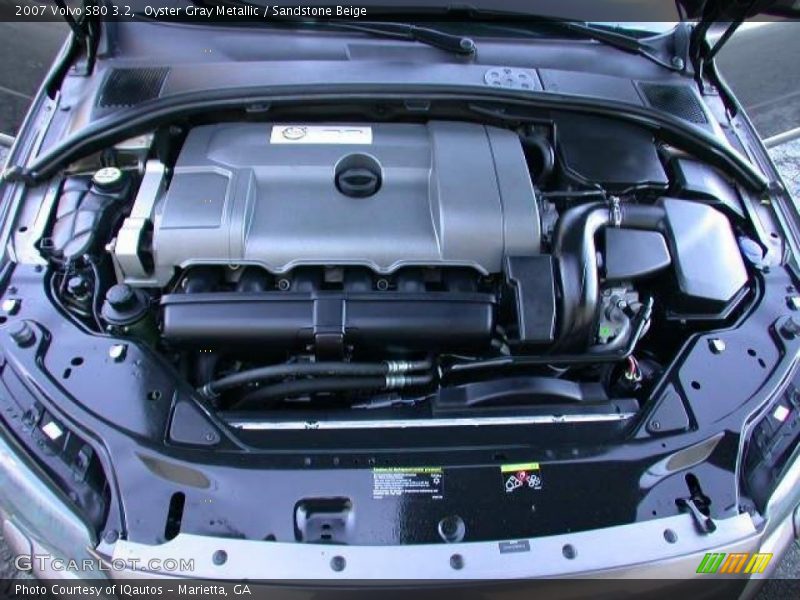 Oyster Gray Metallic / Sandstone Beige 2007 Volvo S80 3.2