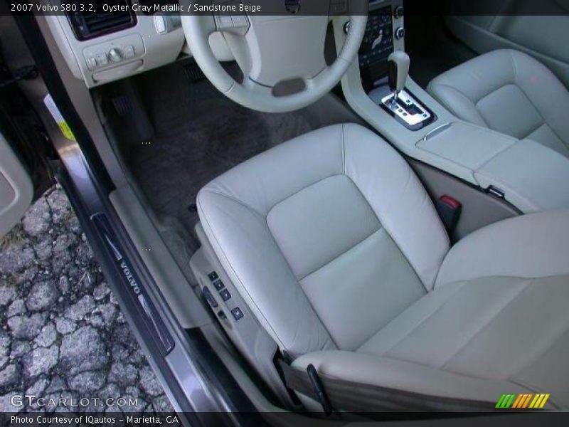 Oyster Gray Metallic / Sandstone Beige 2007 Volvo S80 3.2