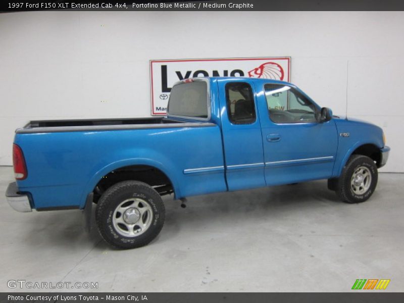 Portofino Blue Metallic / Medium Graphite 1997 Ford F150 XLT Extended Cab 4x4