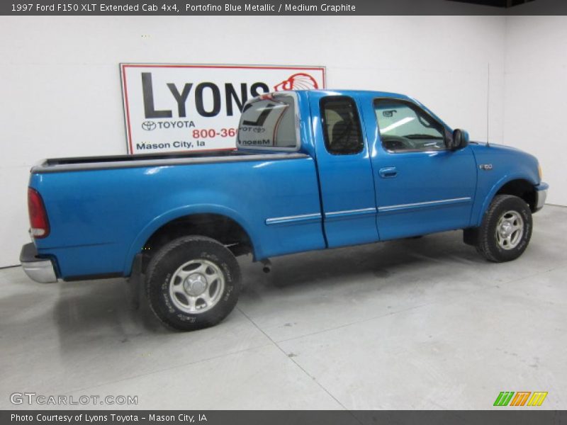 Portofino Blue Metallic / Medium Graphite 1997 Ford F150 XLT Extended Cab 4x4