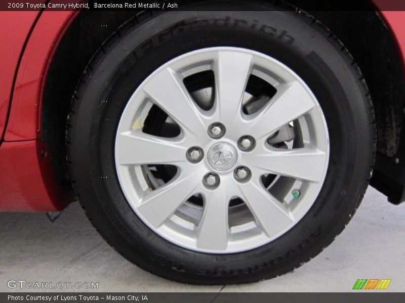 Barcelona Red Metallic / Ash 2009 Toyota Camry Hybrid