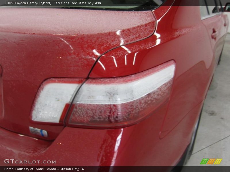 Barcelona Red Metallic / Ash 2009 Toyota Camry Hybrid