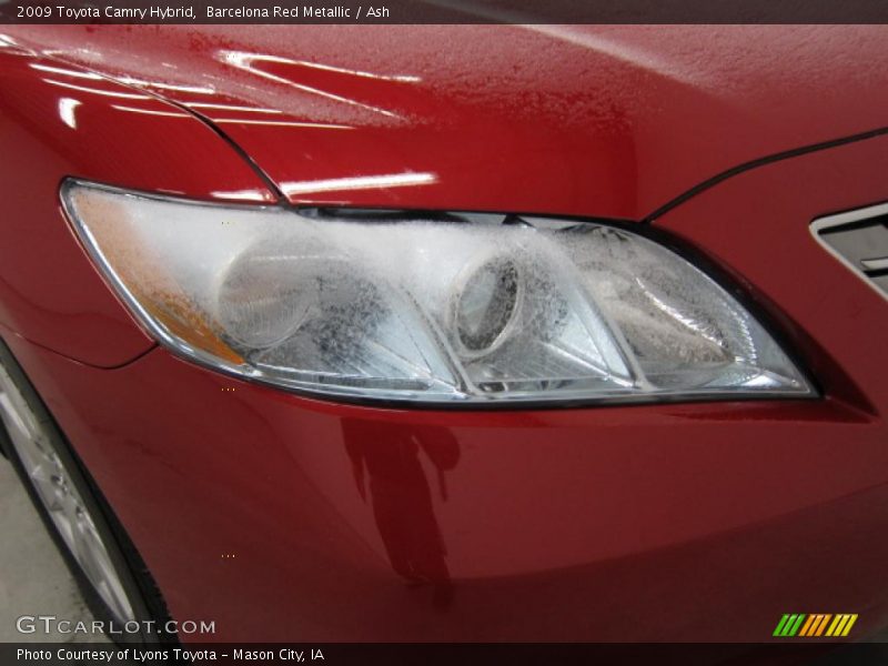 Barcelona Red Metallic / Ash 2009 Toyota Camry Hybrid