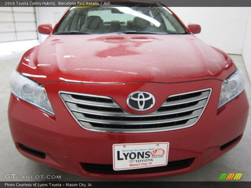 Barcelona Red Metallic / Ash 2009 Toyota Camry Hybrid