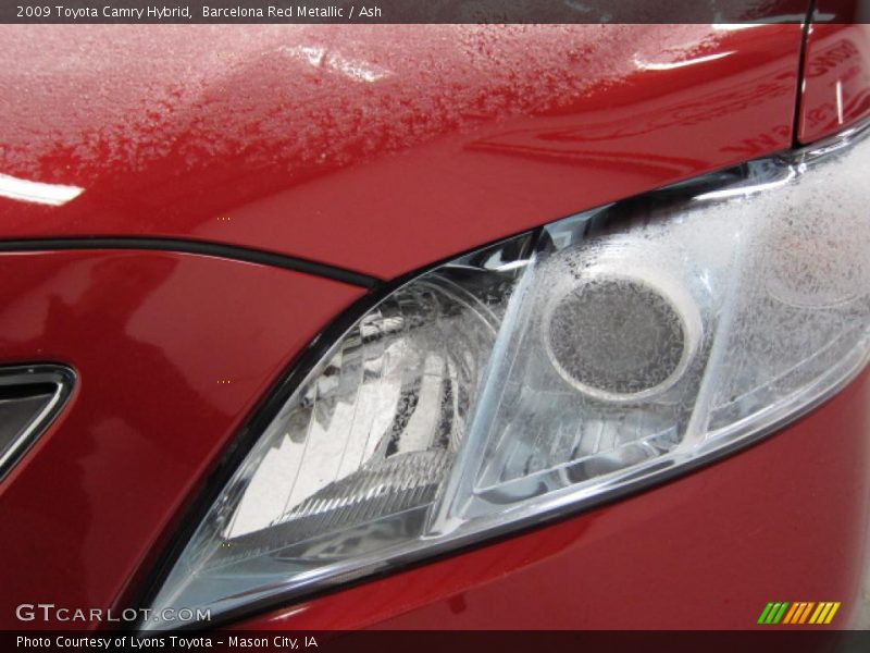 Barcelona Red Metallic / Ash 2009 Toyota Camry Hybrid
