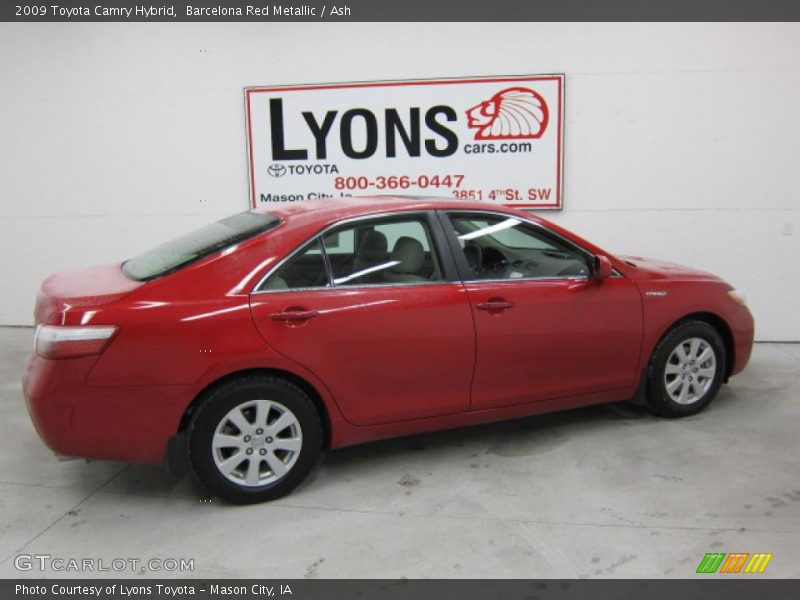 Barcelona Red Metallic / Ash 2009 Toyota Camry Hybrid