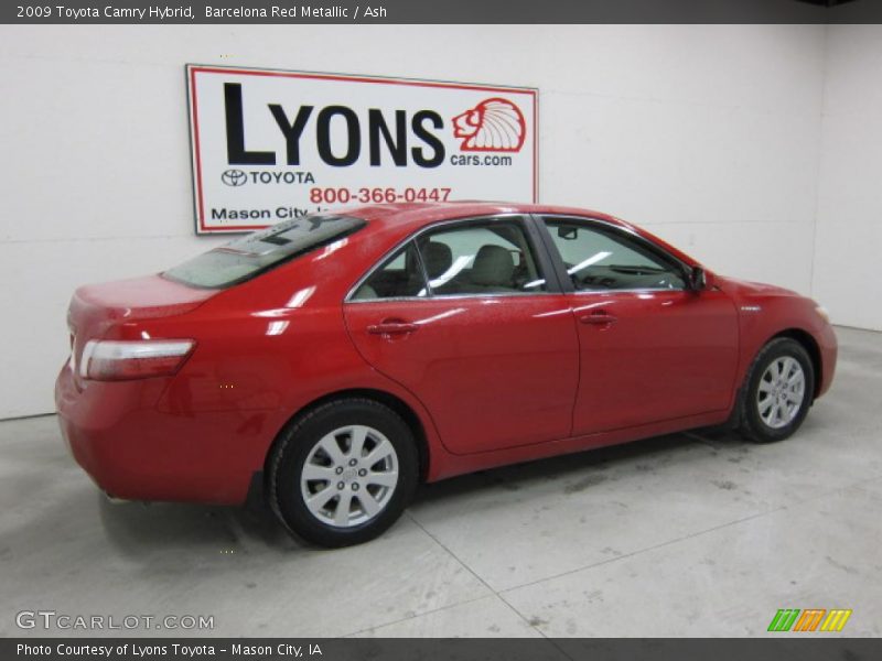 Barcelona Red Metallic / Ash 2009 Toyota Camry Hybrid