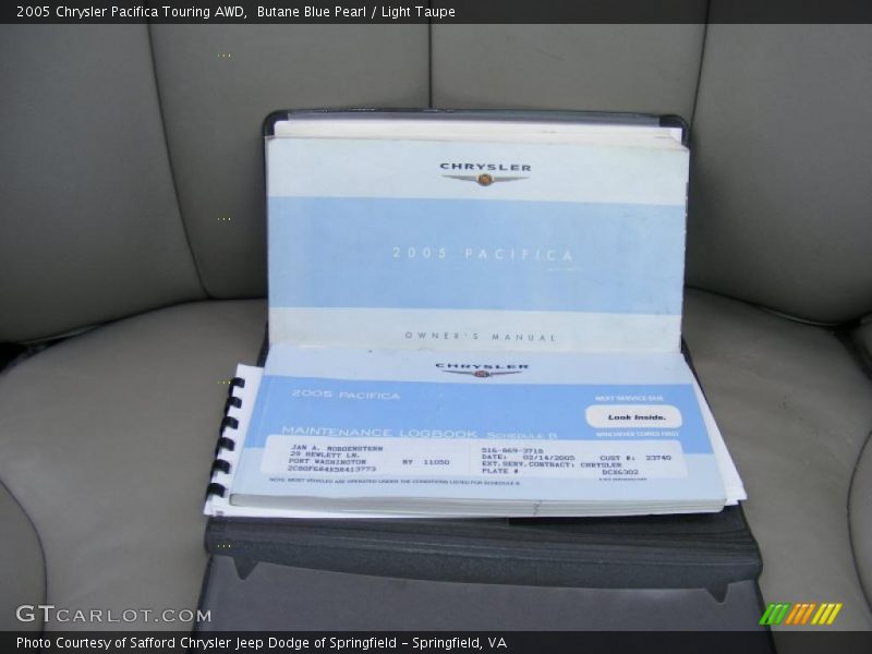Butane Blue Pearl / Light Taupe 2005 Chrysler Pacifica Touring AWD