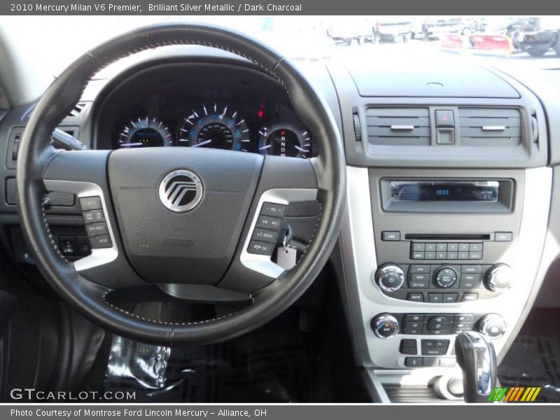 Brilliant Silver Metallic / Dark Charcoal 2010 Mercury Milan V6 Premier