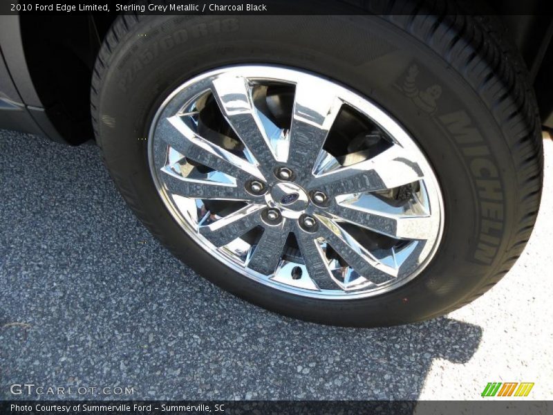 Sterling Grey Metallic / Charcoal Black 2010 Ford Edge Limited