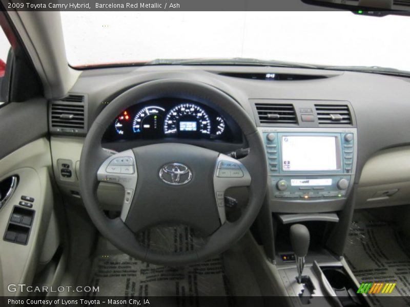 Barcelona Red Metallic / Ash 2009 Toyota Camry Hybrid
