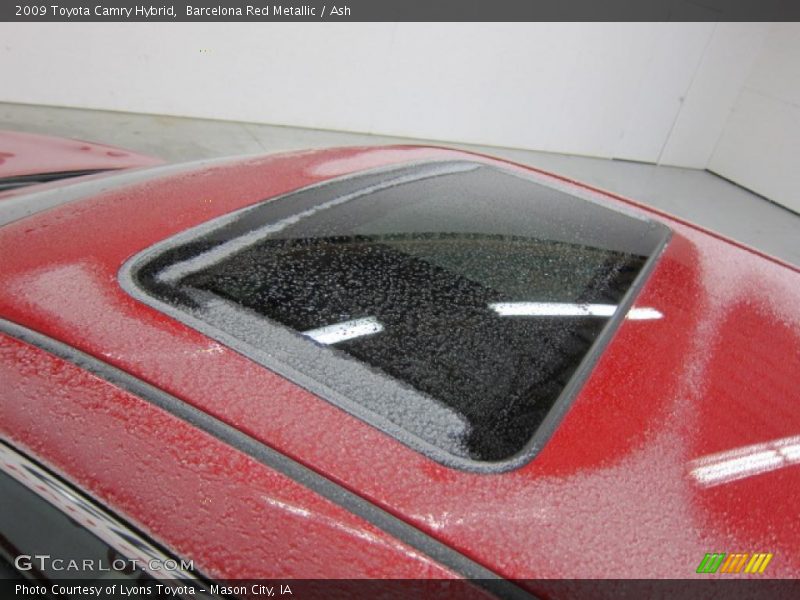 Barcelona Red Metallic / Ash 2009 Toyota Camry Hybrid